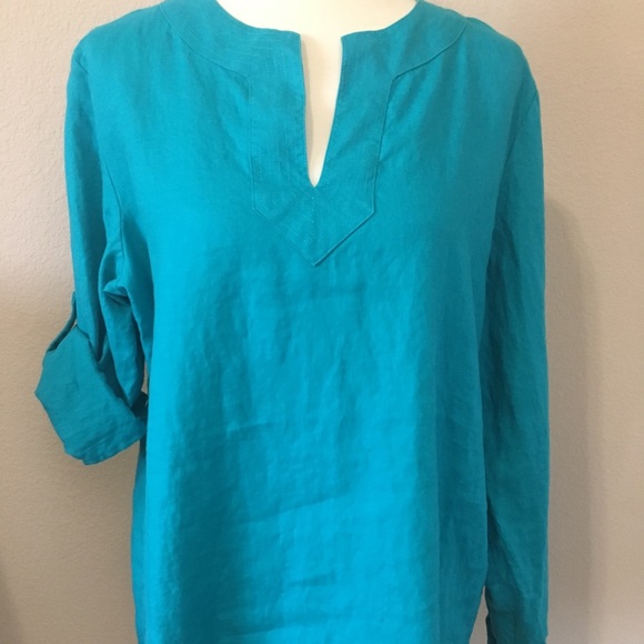 Ralph Lauren Tops - 💸March Madness 💸 $35 Ralph Lauren XL Linen Top